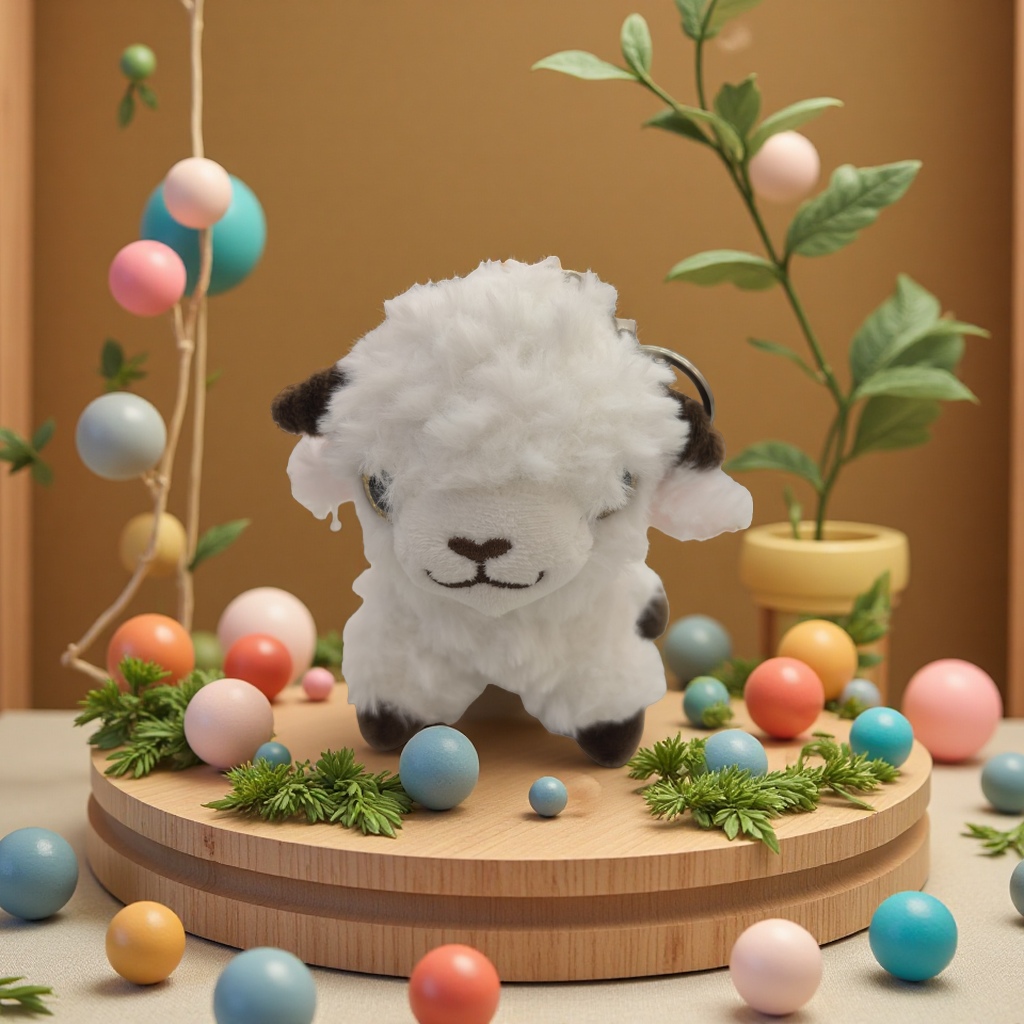 Best-selling Xinjiang little sheep plush toys, sheep plush figurines, plush toys Specification image