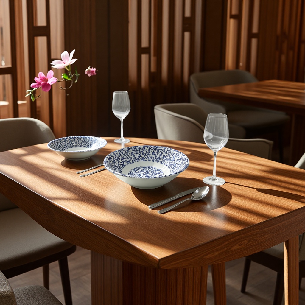 7-8寸密胺兰花饭碗汤碗商用圆形餐具饭店火锅餐厅日用工厂直发