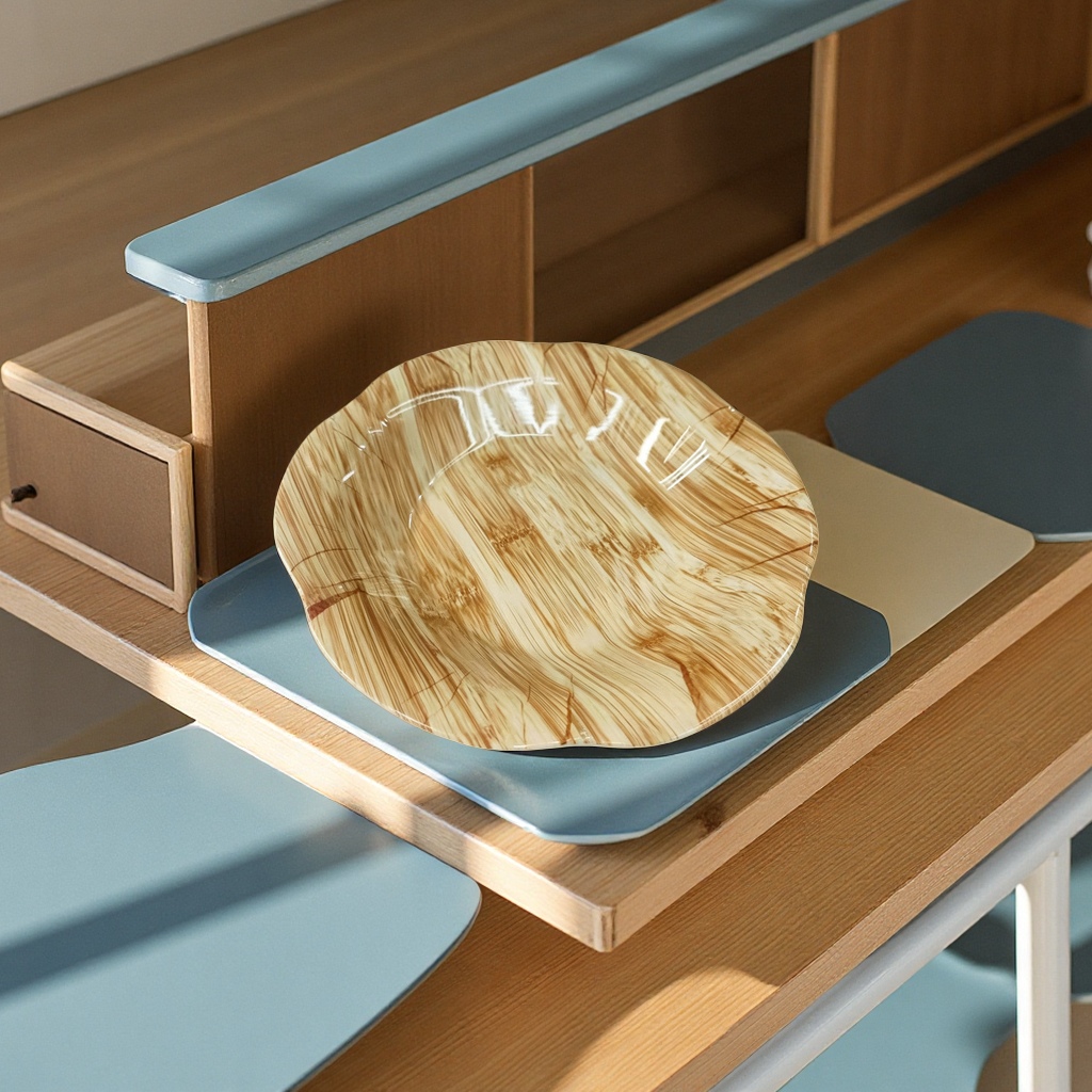 Melamine imitation porcelain commercial serving plates, bread plates, hotel plastic plates, wholesale and customization, daily necessities details Picture