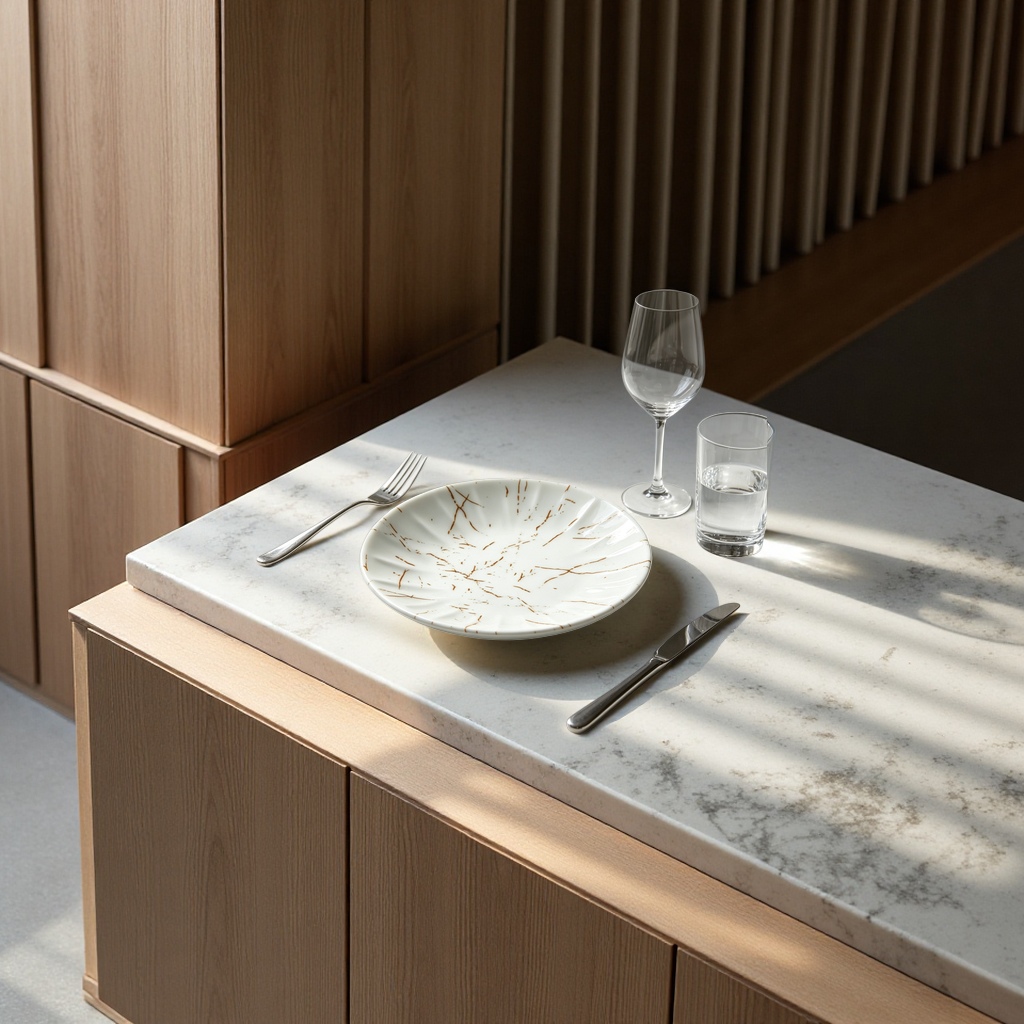 Direct sales from the foreign trade manufacturer of white marble-textured melamine dinner plates in commercial stock. Durable and wear-resistant round bowl and plate sets