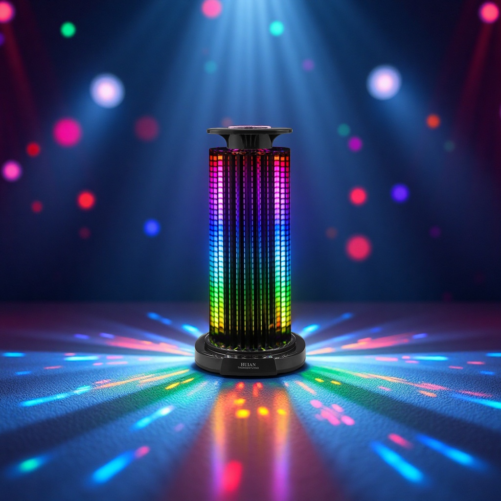 4D全景拾音声控律动USB氛围灯 LED轮廓灯工厂批发