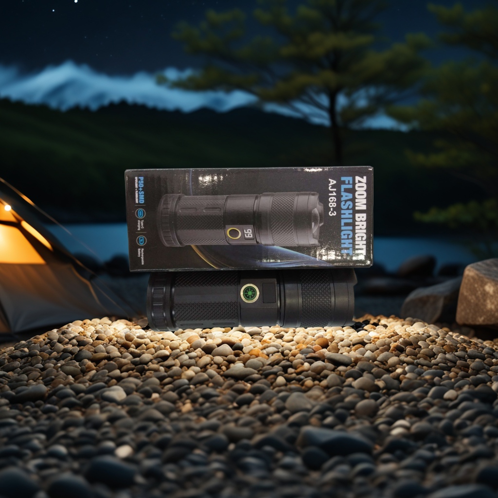 High-intensity flashlight, outdoor night light flashlight, multi-functional portable lighting tool
