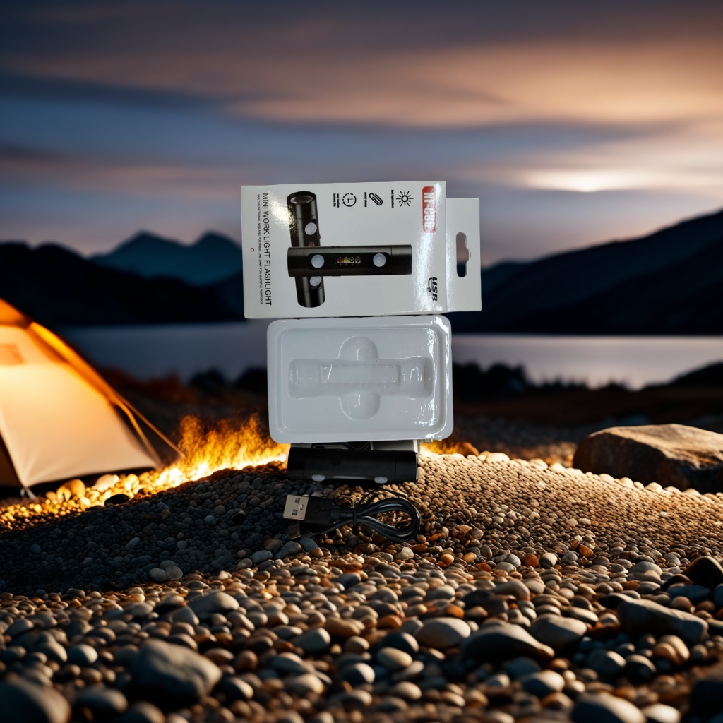 Outdoor night light flashlight, high-intensity multi-functional flashlight, portable outdoor hiking lighting flashlight