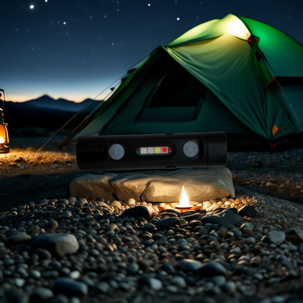 Outdoor night light flashlight, high-intensity multi-functional flashlight, portable outdoor hiking lighting flashlight details Picture