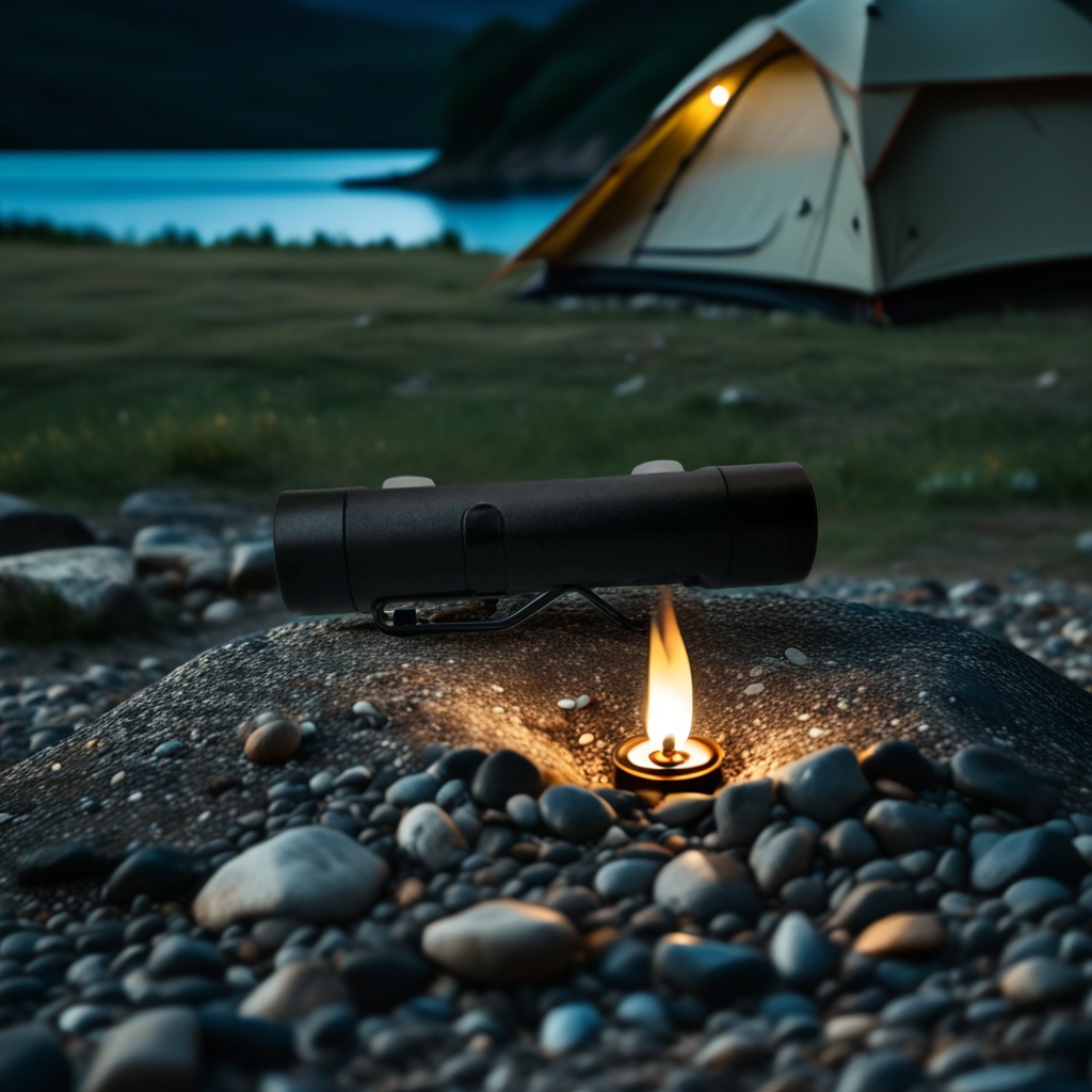 Outdoor night light flashlight, high-intensity multi-functional flashlight, portable outdoor hiking lighting flashlight Item Picture
