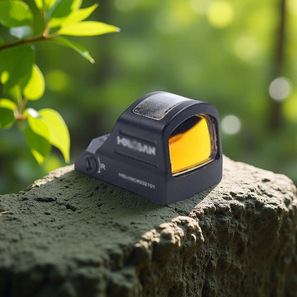 DOC08 outdoor sight, solar-charged, high-definition coated 20mm base plate slingshot accessory