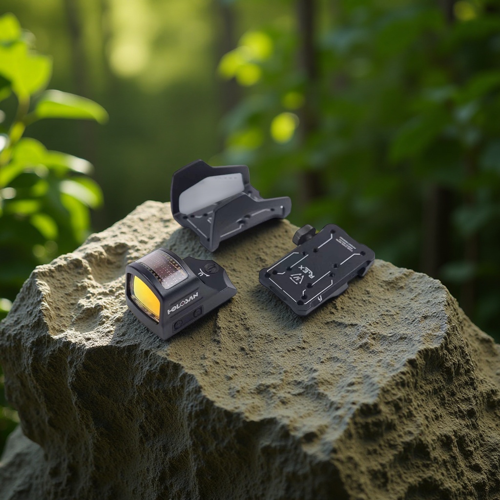 DOC08 outdoor sight, solar-charged, high-definition coated 20mm base plate slingshot accessory Specification image