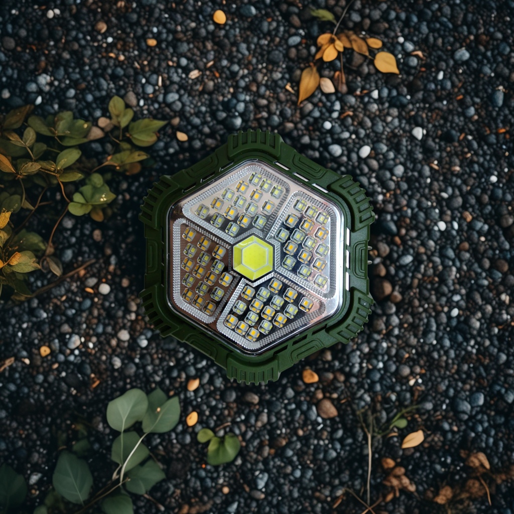 新款双光源便携式露营灯户外夜市摆摊照明露营灯家用防水带磁吸挂钩露营灯