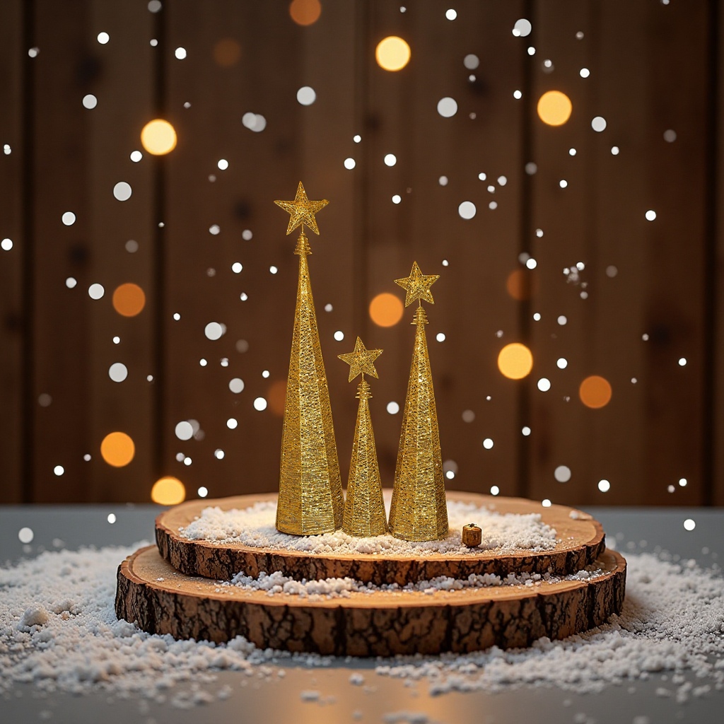 Christmas decorations: Cross-border shiny sheet iron Christmas tree with top star Christmas decoration ornaments Specification image