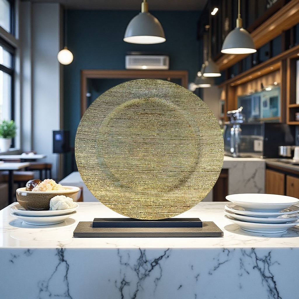 Cross-border customized melamine ceramic PP commercial tableware for trade and industry manufacturers, shallow plates for hotels and restaurants, and plastic dinner plates full image