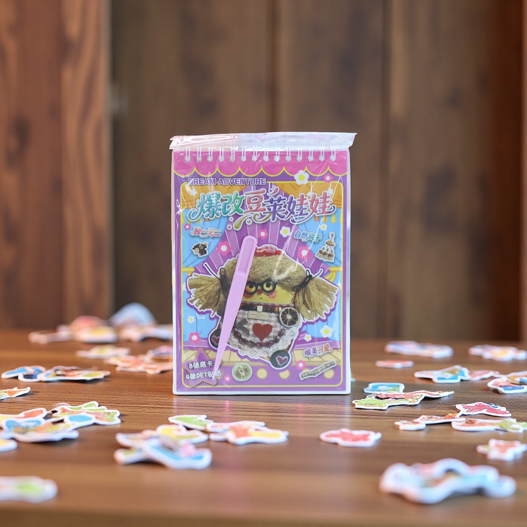 A cute, educational and creative princess sticker book toy with a modified pod doll dress-up sticker Application Scenario
