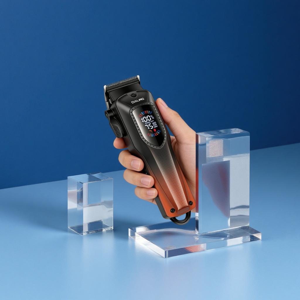 DALING 2301 Professional men's electric hair clipper USB fast charging LED digital display oil hair clipper Application Scenario