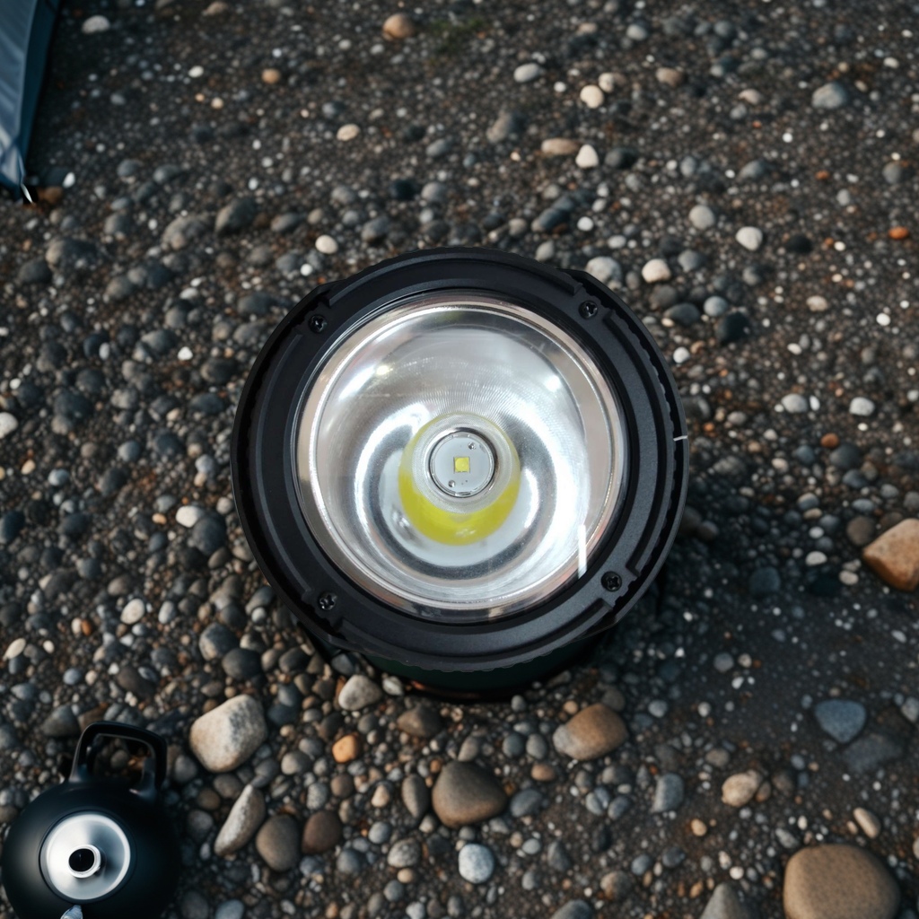 New multi-source large floodlight portable lamp, rotatable Angle charging portable lamp with red and blue light digital display Application Scenario