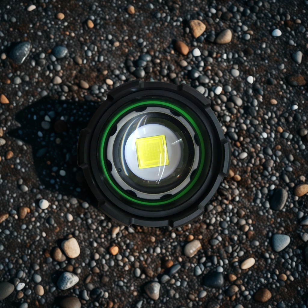 New led ultra-long long-range zoom flashlight with output, rechargeable aluminum alloy flashlight with colorful red side light details Picture