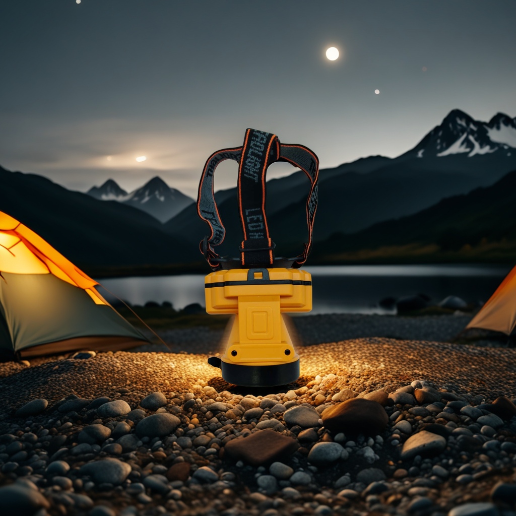 New large floodlight intelligent sensor headlamp, electric display rechargeable detachable battery headlamp, outdoor hiking, home emergency headlamp