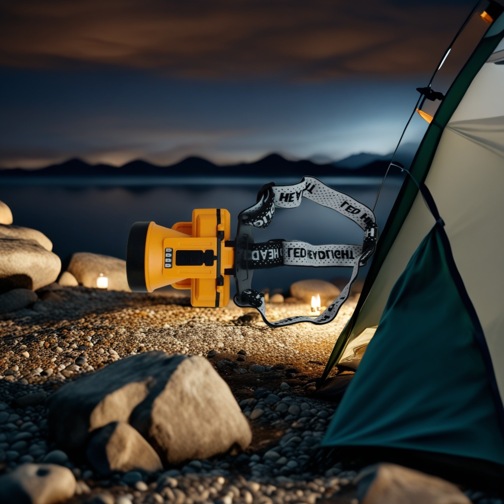The new multi-functional smart sensor headlamp with adjustable Angle and dual-light source is a camping, hiking and home emergency headlamp