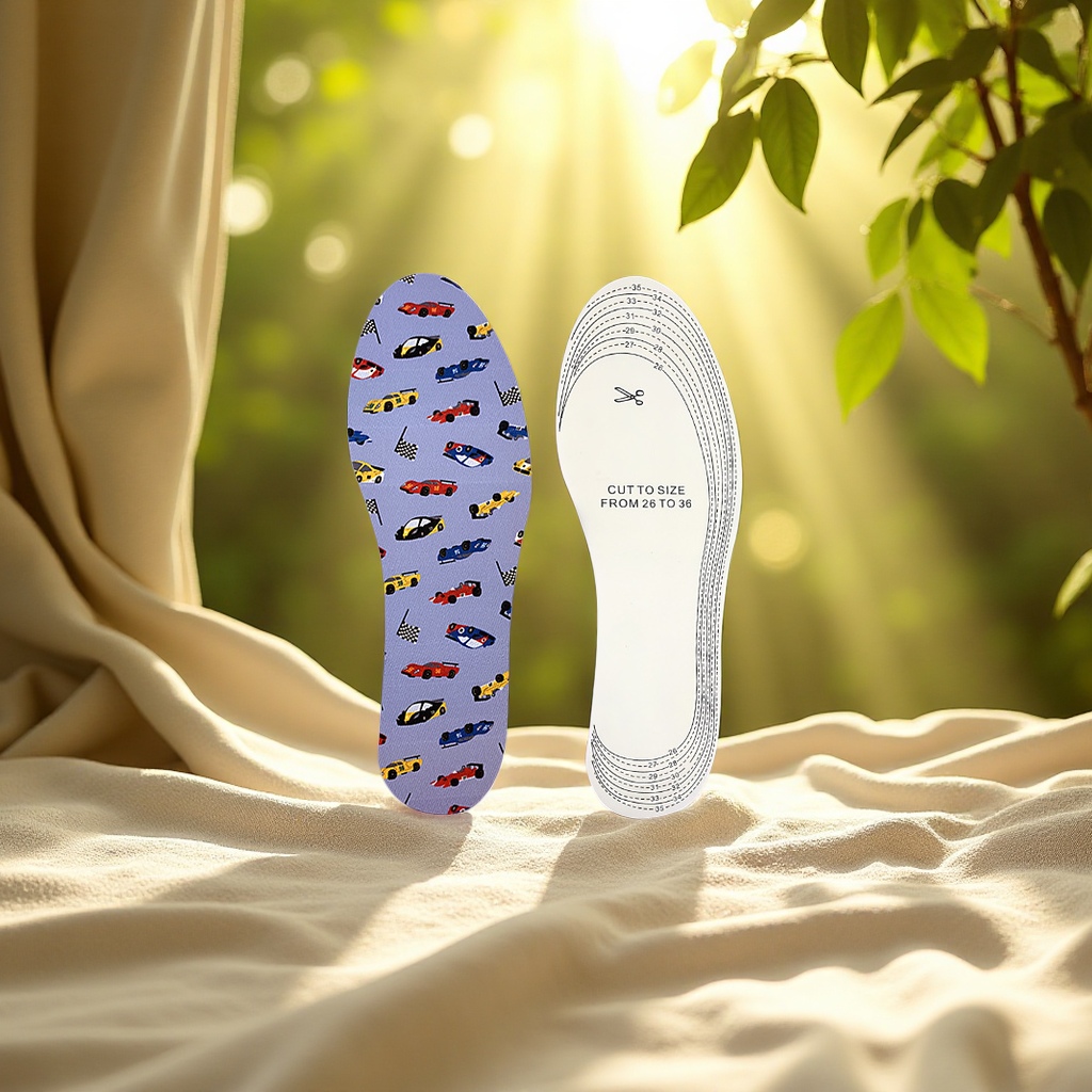 Children's latex insoles are breathable, sweat-absorbent and soft, suitable for baby insole accessories Specification image