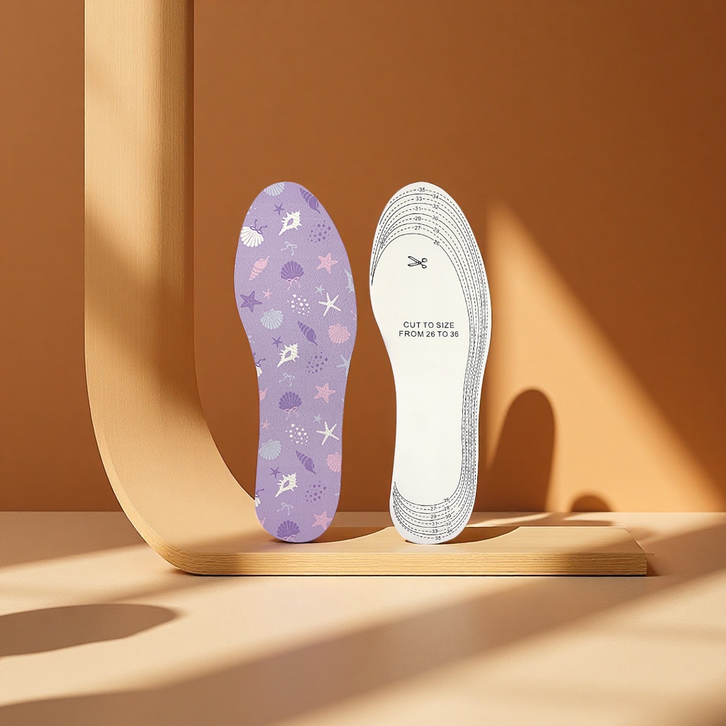 Children's latex insoles are breathable, sweat-absorbent and soft, suitable for baby insole accessories Application Scenario