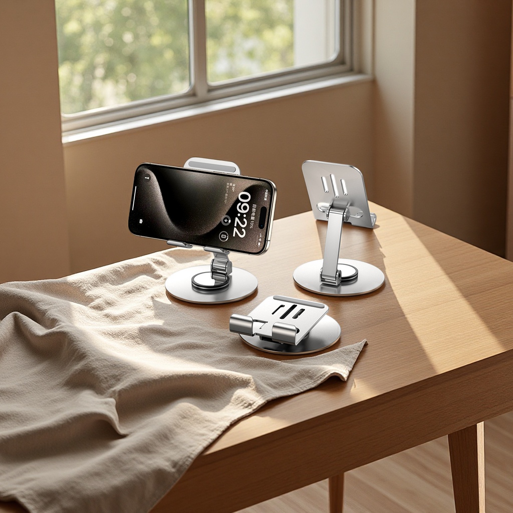 Metal rotating multi-functional desktop stand, portable home universal Douyin, suitable for tablet computer support stand wholesale