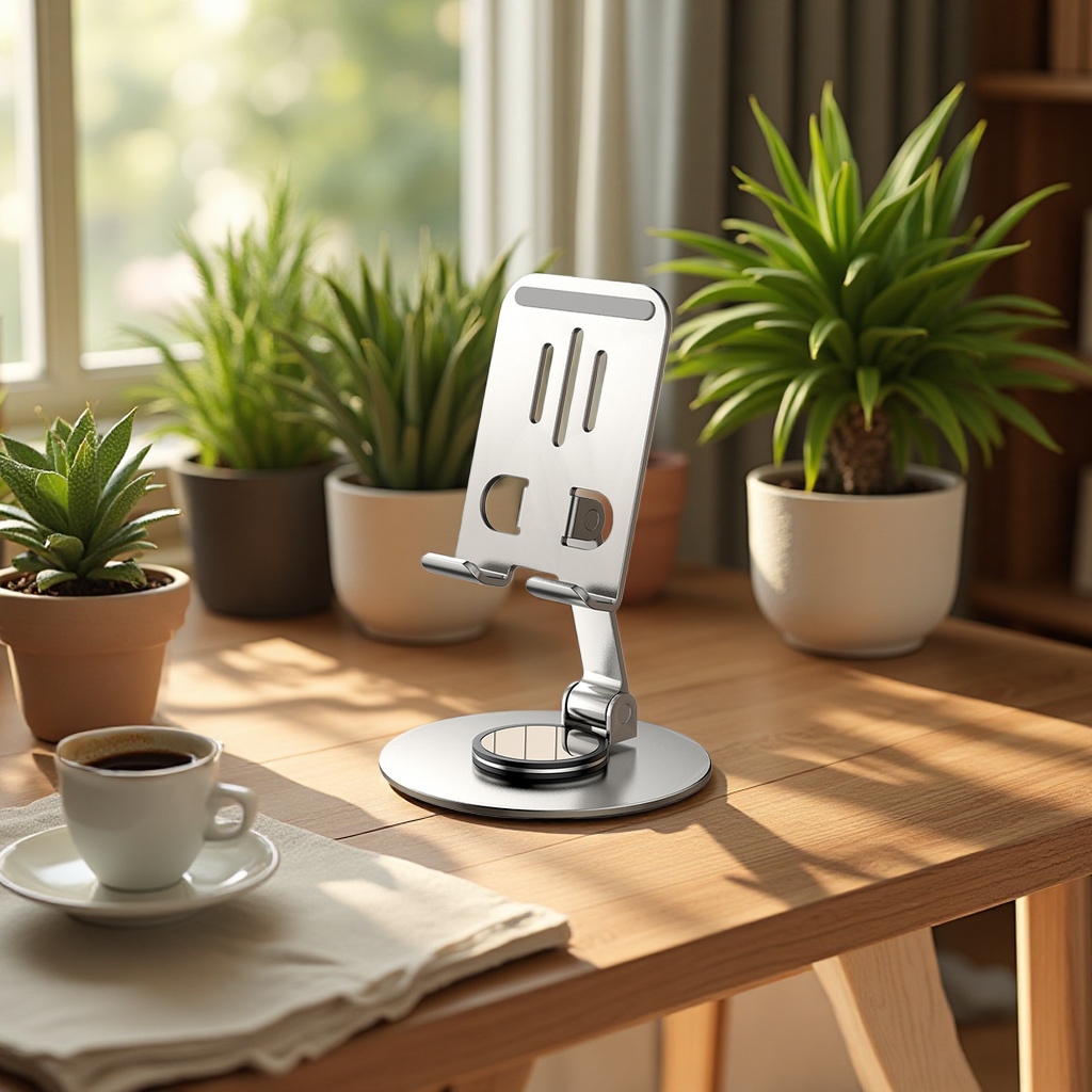 Metal rotating multi-functional desktop stand, portable home universal Douyin, suitable for tablet computer support stand wholesale details Picture