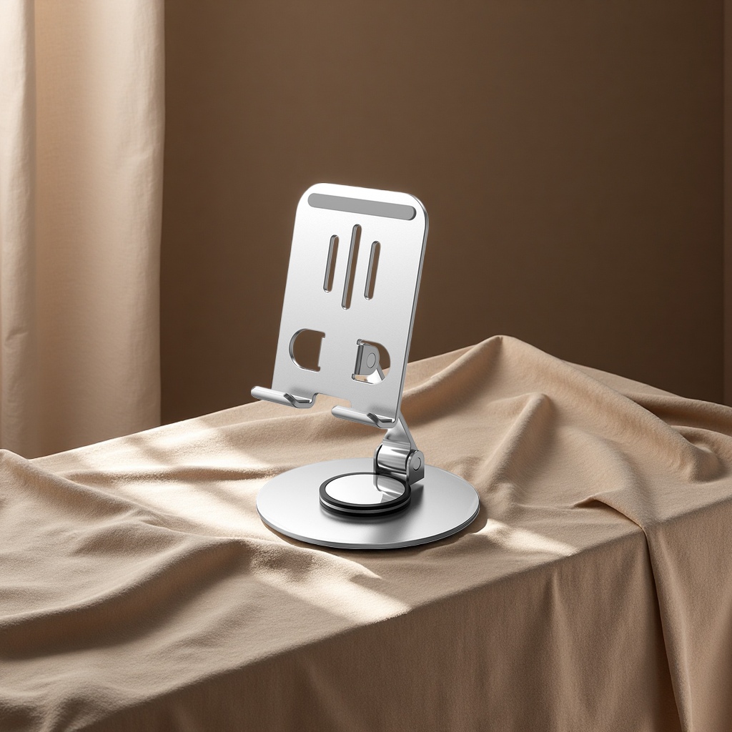 Metal rotating multi-functional desktop stand, portable home universal Douyin, suitable for tablet computer support stand wholesale Item Picture