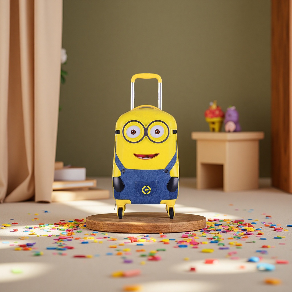Wholesale of 18-inch and 20-inch children's cartoon trolley cases, swivel wheel travel cases, children's suitcases, gifts, bags and leather goods Item Picture