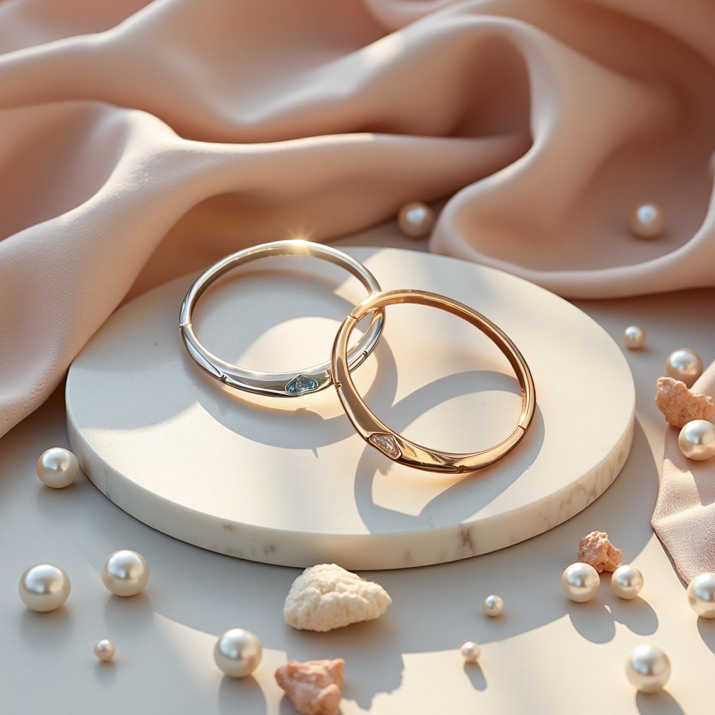 Light luxury style, heart-shaped zirconium-inlaid open bracelet, fine circle, multi-color women's jewelry, factory wholesale, simple and trendy style Specification image