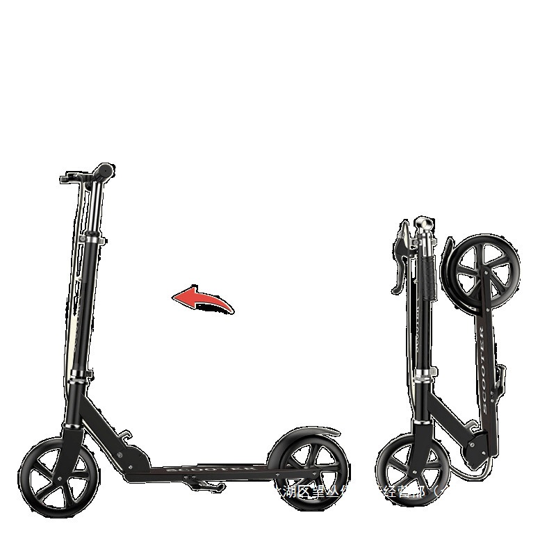 厂家直销成人滑板车二轮城市学校校园两折叠代步青少年详情2