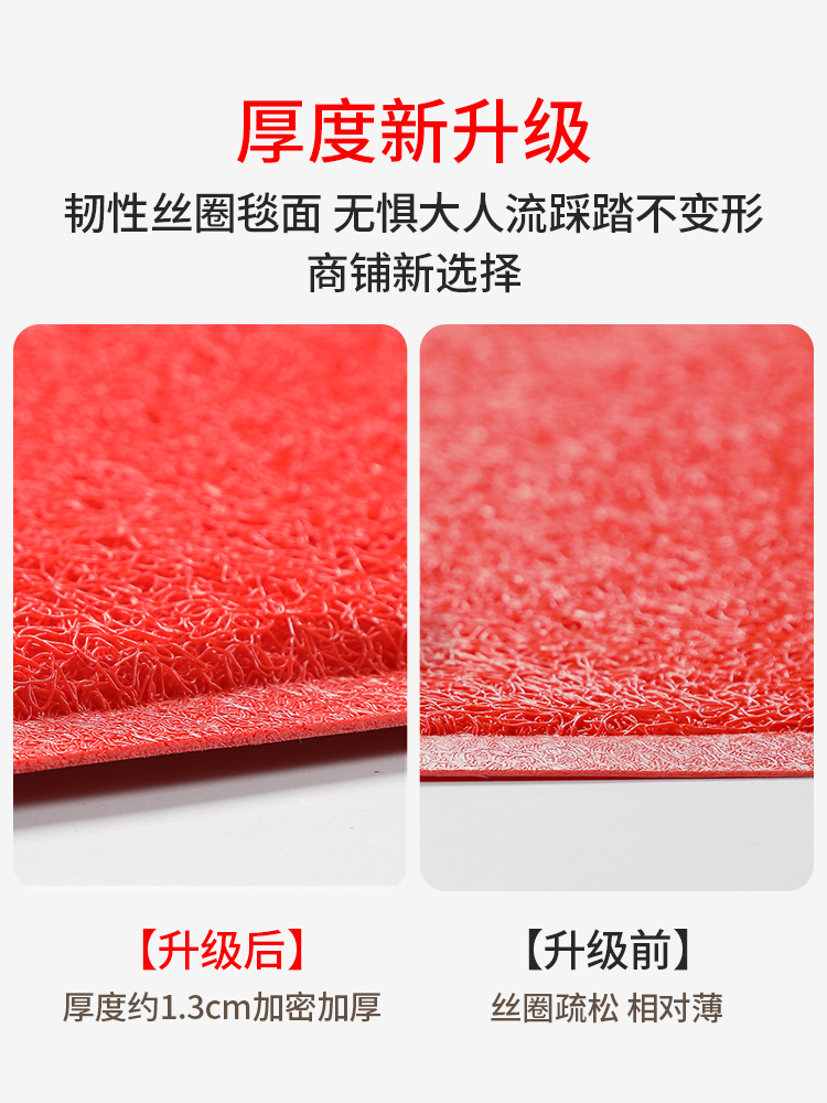 The main entrance door floor mat, household entrance foyer plastic wire ring foot mat, safe entry and exit, welcome door mat Application Scenario