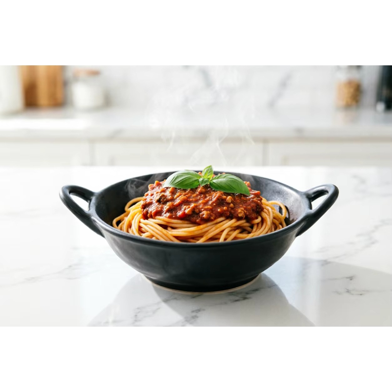 Blue floral patterned double-eared deep bowl tableware and kitchenware are suitable for instant noodles Specification image