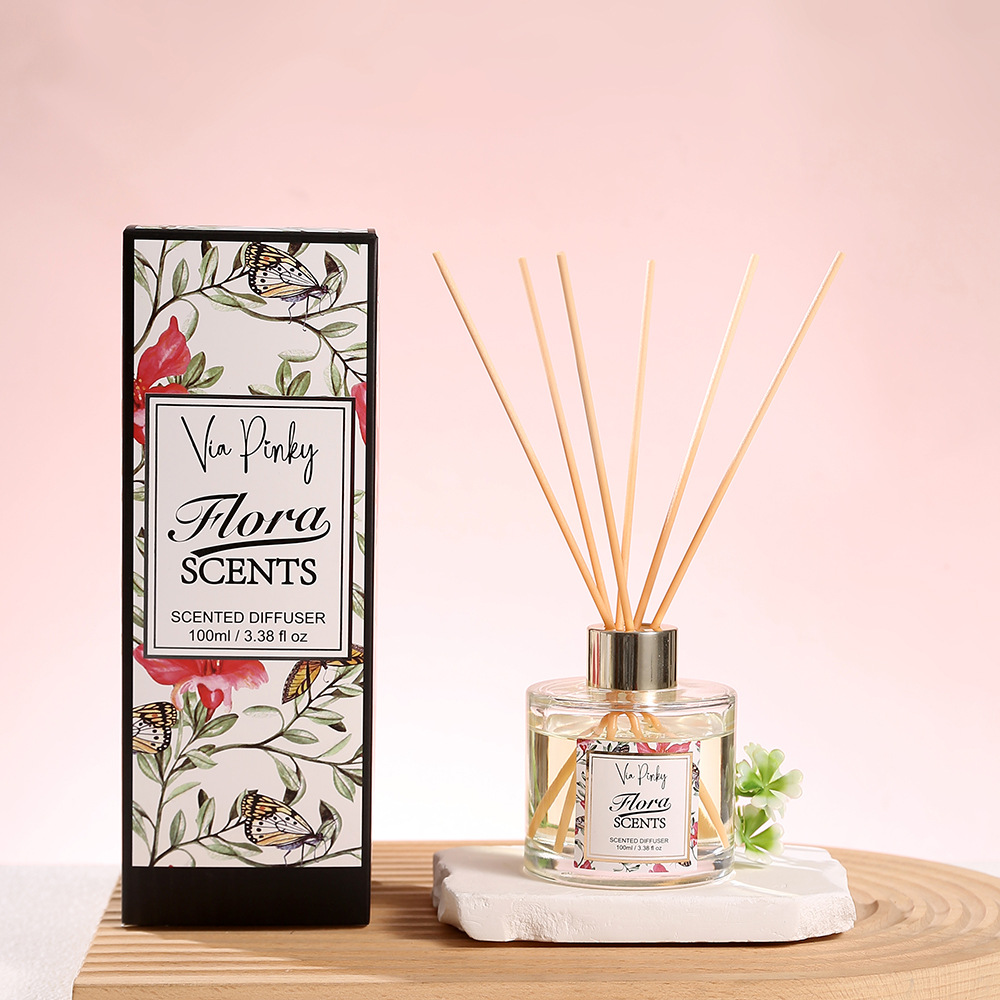 小众持久无火藤条香薰摆件空气清新剂批发家用香薰机