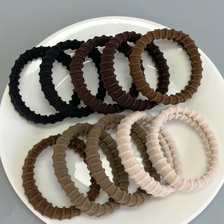 High-elasticity thick hair tie for women, 2024 new style hair tie, high ponytail rubber band, durable leather hair band Application Scenario