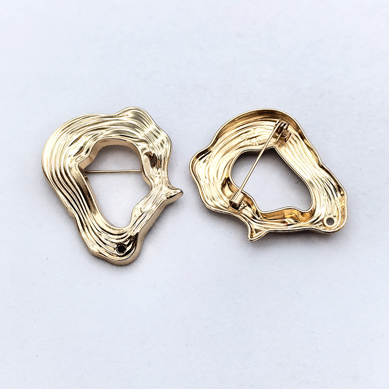 Alloy irregular five-star starfish brooch pins, clothing accessories, clothing ornaments Specification image
