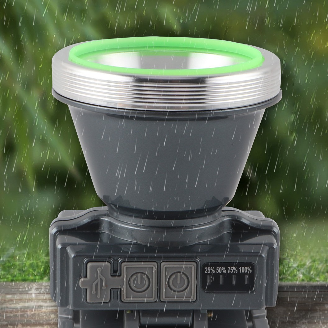 Outdoor head-mounted LED laser headlamp beads, rechargeable lithium battery, long battery life, high lumen, night fishing, camping, wayfinding flashlight, daily necessities lighting Item Picture