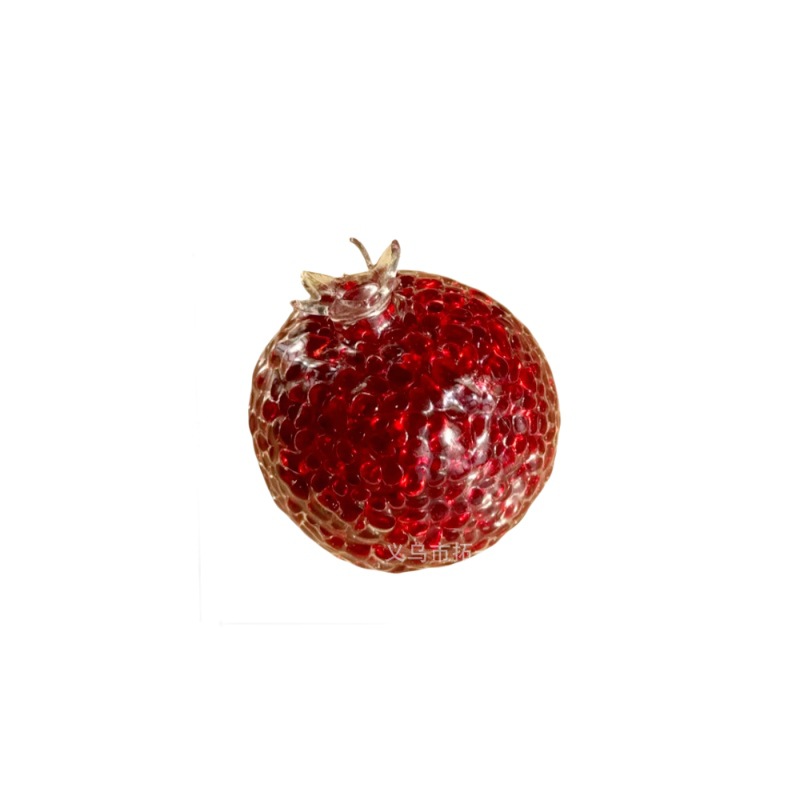 Xiaohongshu cross-border best-selling DIY pomegranate Crunch Ball Stress-relieving Pinch toy factory direct sales simulation fruit and vegetable model toy Item Picture