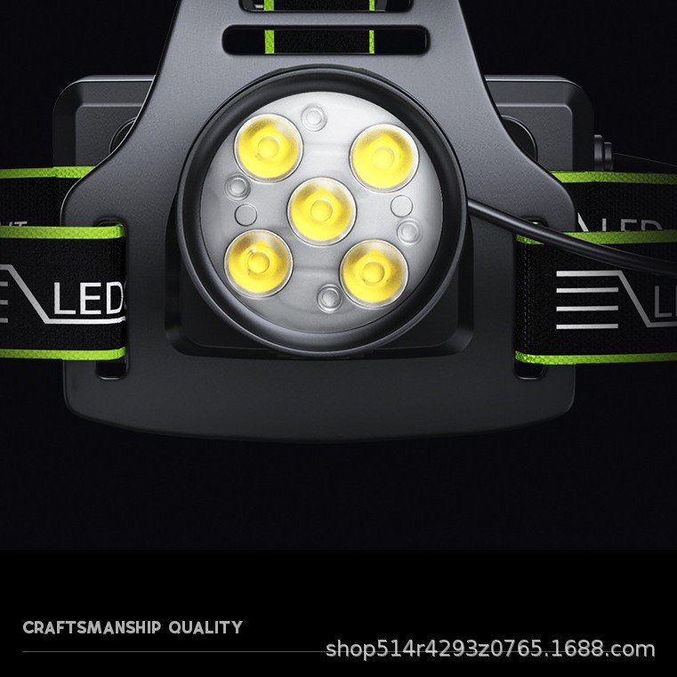 R3 Headlamp, outdoor multi-functional zoom, telescopic focusing, strong light head, wearable flashlight, 18650 rechargeable, daily necessities Specification image