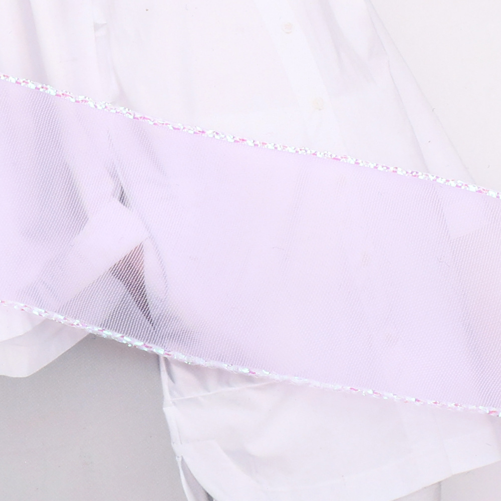 Dingxin woven ribbons, seven-color baked edge yarn ribbons, laser-wrapped edge ribbons, DIY hair accessories, bouquets, bows, packaging ribbons Application Scenario