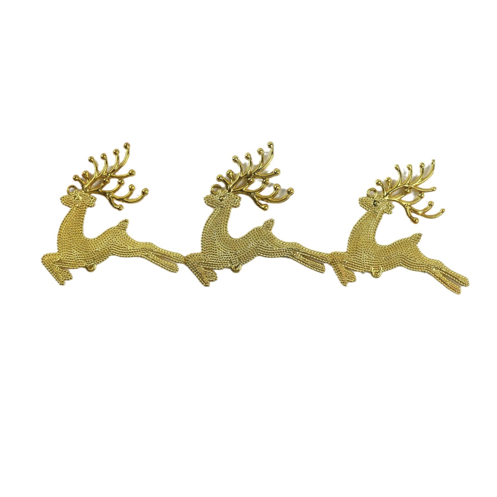 New Christmas pendant, five-pointed star, tree bell, reindeer, electroplated gold and silver, red Christmas decoration, handicraft, creative gift box Item Picture