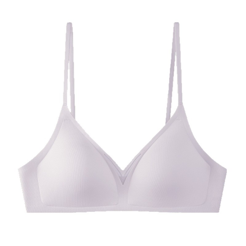 Summer thin, seamless lingerie, no steel rings, small chest, beautiful back, tapering, anti-sagging, thin shoulder straps, comfortable bra for women Item Picture