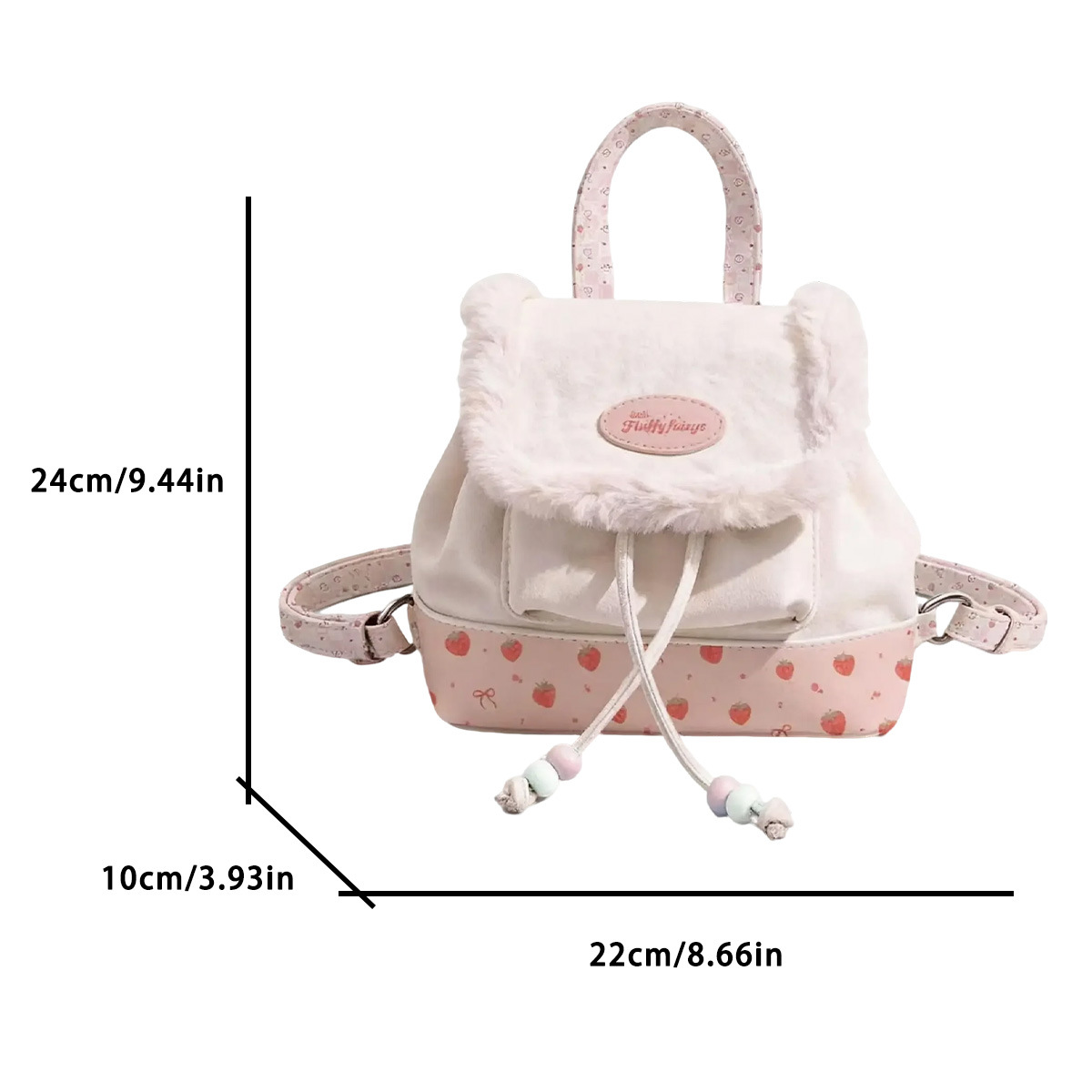 Rongli Rongli's new autumn and winter retro commuter backpack for girls has a unique design sense and is a niche travel backpack, luggage and leather goods Application Scenario