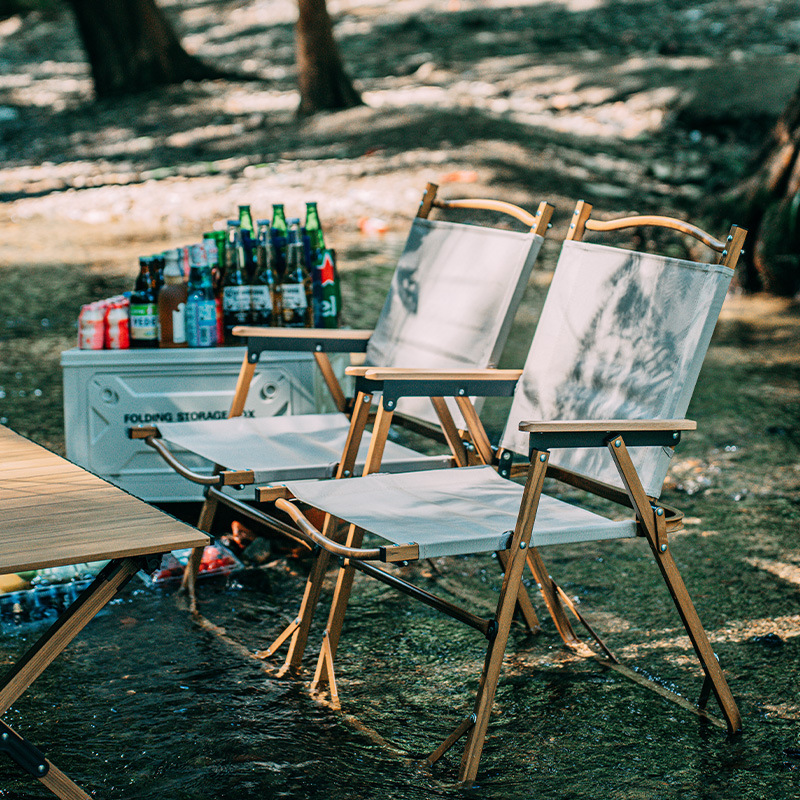 克米特户外折叠椅便携露营野餐钓鱼休闲椅铝合金轻便摊位桌子家用休闲家具