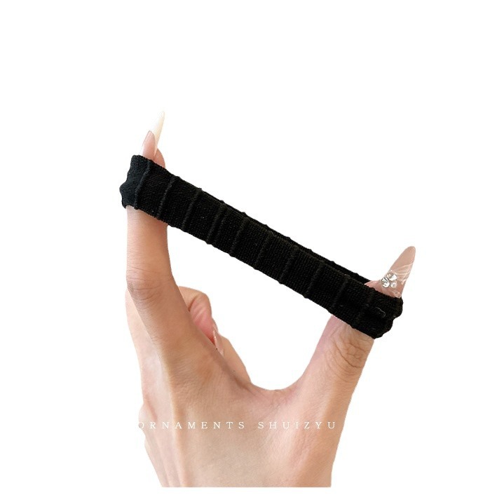 High-elasticity thick hair tie for women, 2024 new style hair tie, high ponytail rubber band, durable leather hair band Item Picture