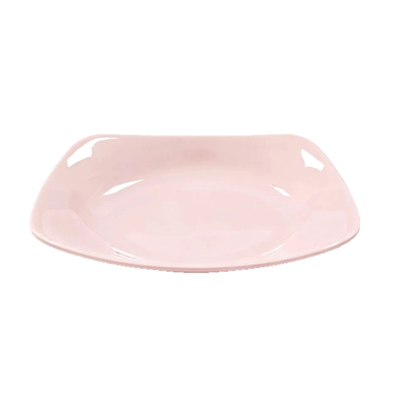 Melamine single-color square plates, commercial imitation porcelain cooking, barbecue, soup plates, restaurant tableware Item Picture
