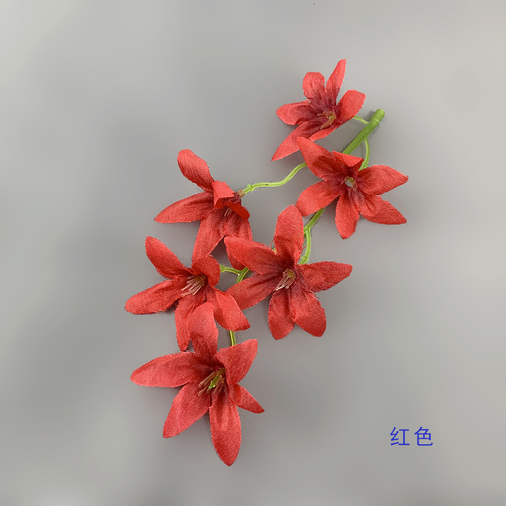 DIY Wenxin orchid strings, hairpins, headwear, garlands, wedding flower walls, flower columns, flower arrangements, simulated garden decorations, office culture simulated plants Application Scenario