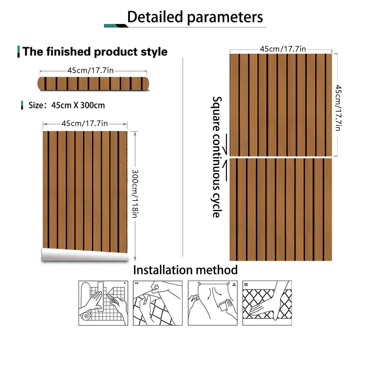 跨境仿格栅木条纹3d立体自粘墙贴防水加厚背景墙装饰壁纸家装定制白底实物图