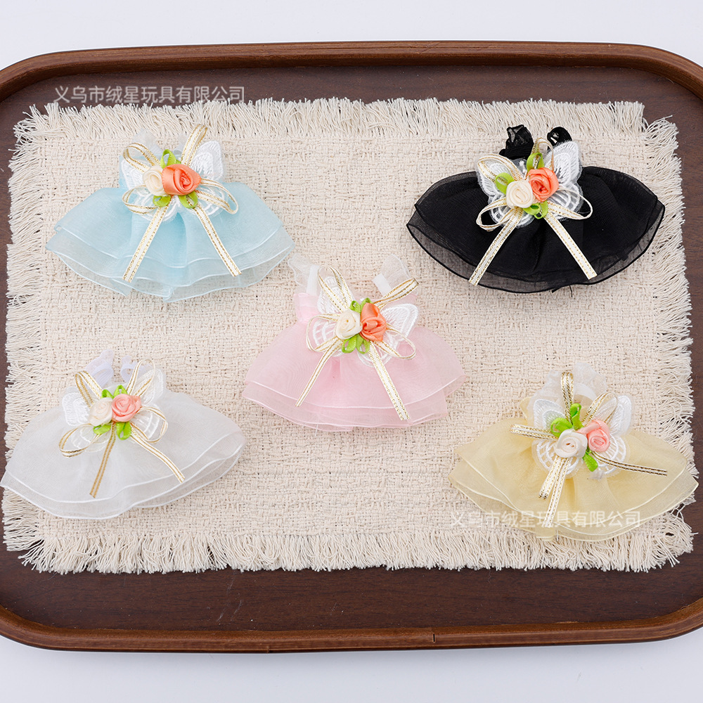 Spring new bow rose net chiffon dress Zsiga Gazi Jie action Doll Gazi Jie dress replacement outfit Specification image