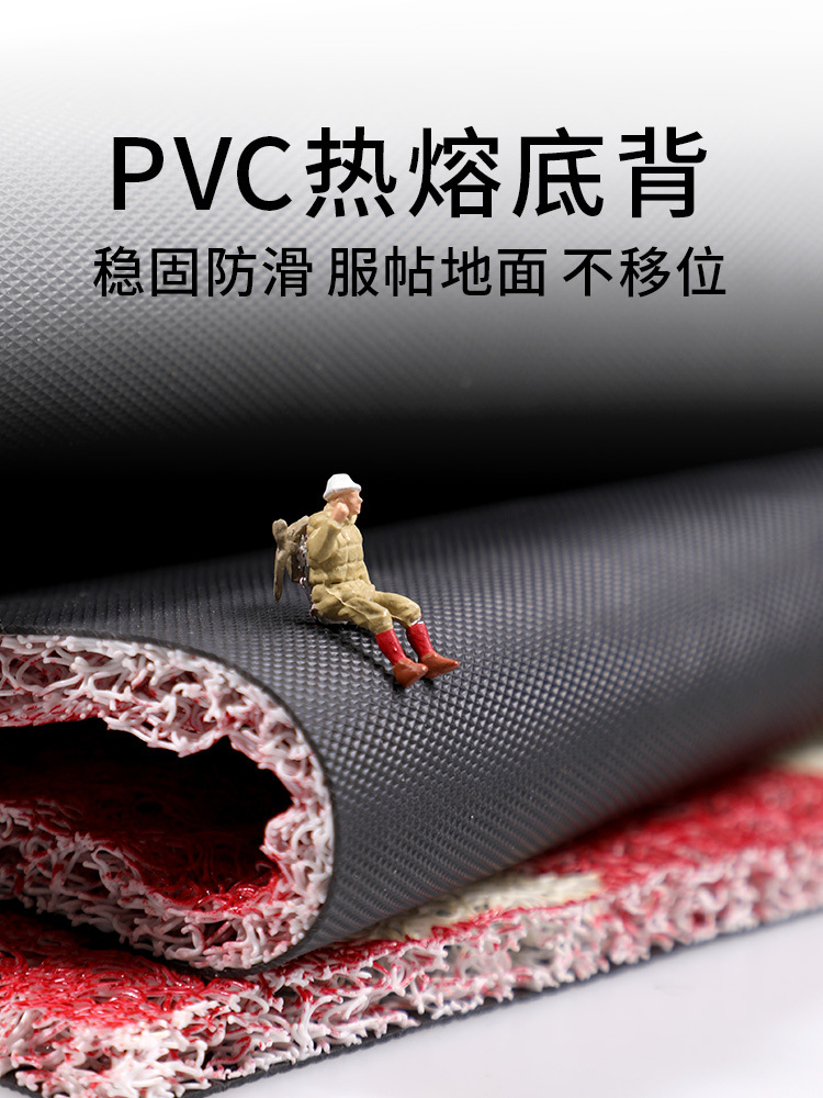 The Chinese-style floor mat for the entrance door is dirt-resistant and anti-slip. The floor mat for the foyer is a popular household door mat for rubbing against the ground details Picture