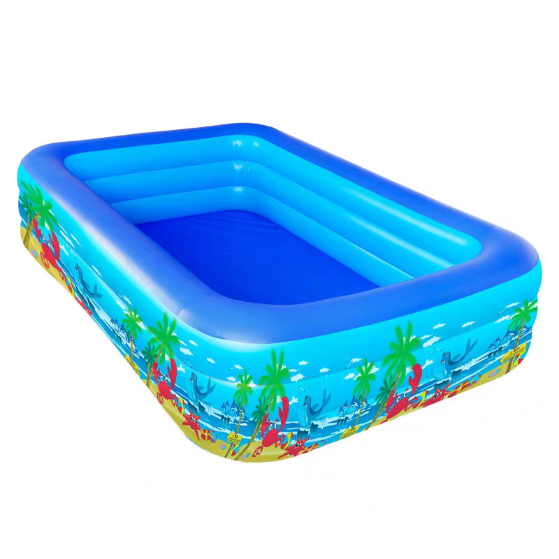 家庭加厚大号儿童充气泳池婴儿宝宝戏水洗澡池可折叠成人玩具