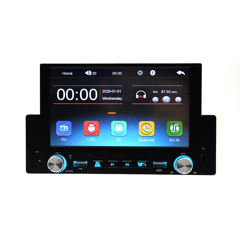 Pevol's new 6-inch car central control Bluetooth reversing touch screen car MP5 navigation player