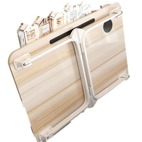 大圆桌塑料/塑料折叠桌/摆摊架/圆孔塑料桌白底实物图